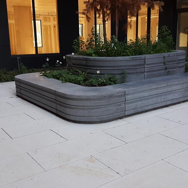 Daktuin de Hooch, Pieter de Hoochstraat Amsterdam | Façade Beton