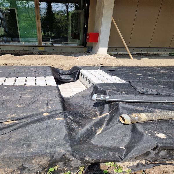 Waterbuffering voor Indoor Sportcentrum Boshuizerkade | Façade Beton