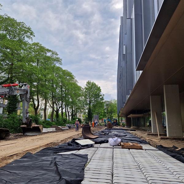Waterbuffering voor Indoor Sportcentrum Boshuizerkade | Façade Beton