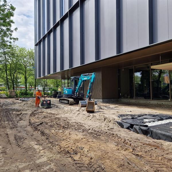 Waterbuffering voor Indoor Sportcentrum Boshuizerkade | Façade Beton