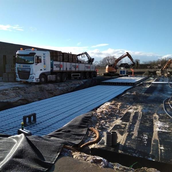 Nieuwbouw ALDI Abdijstraat in Kapelle | Façade Beton