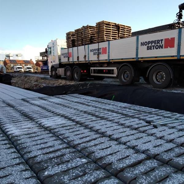 Nieuwbouw ALDI Abdijstraat in Kapelle | Façade Beton