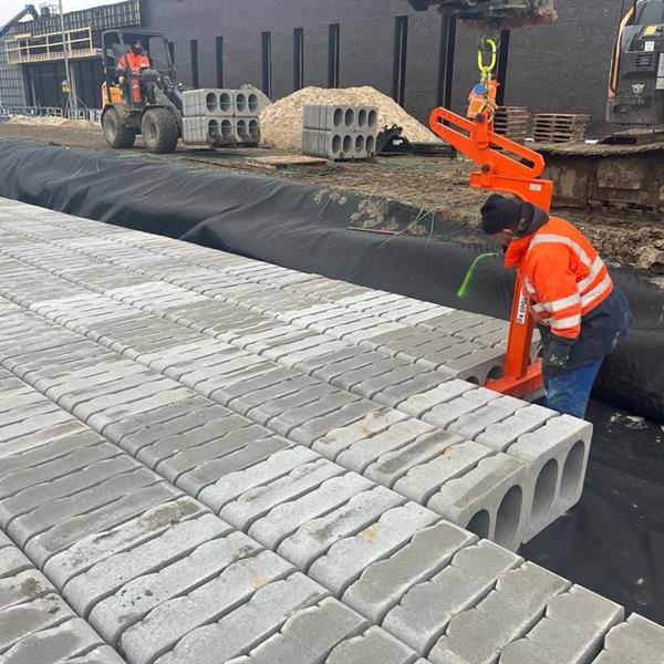Nieuwbouw ALDI Abdijstraat in Kapelle | Façade Beton