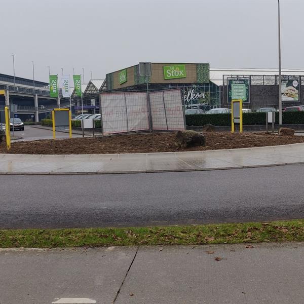 Leicon Verkeersgeleiding prefab rotonde IKEA Heerlen | Façade Beton